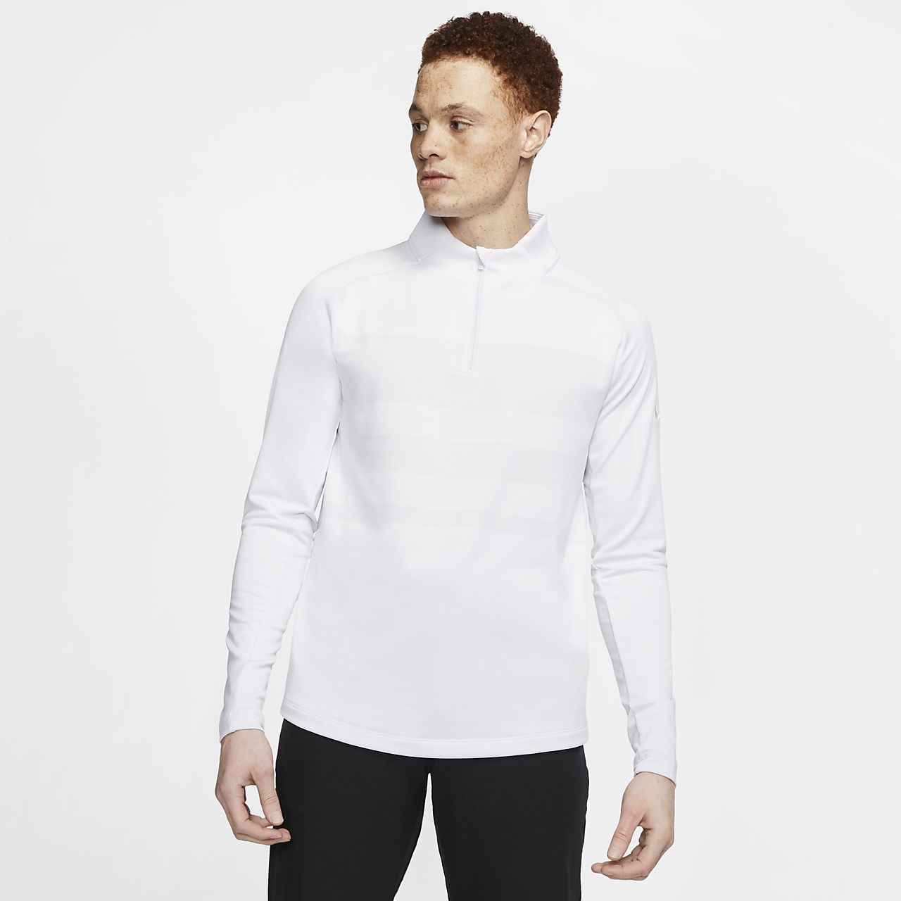 white nike dri fit shirt