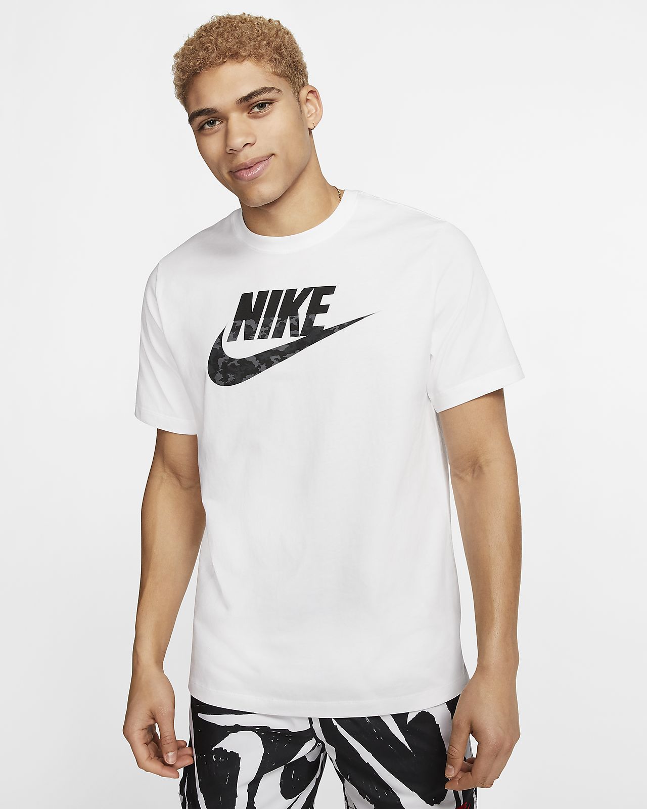 nike sportswear camo t shirt