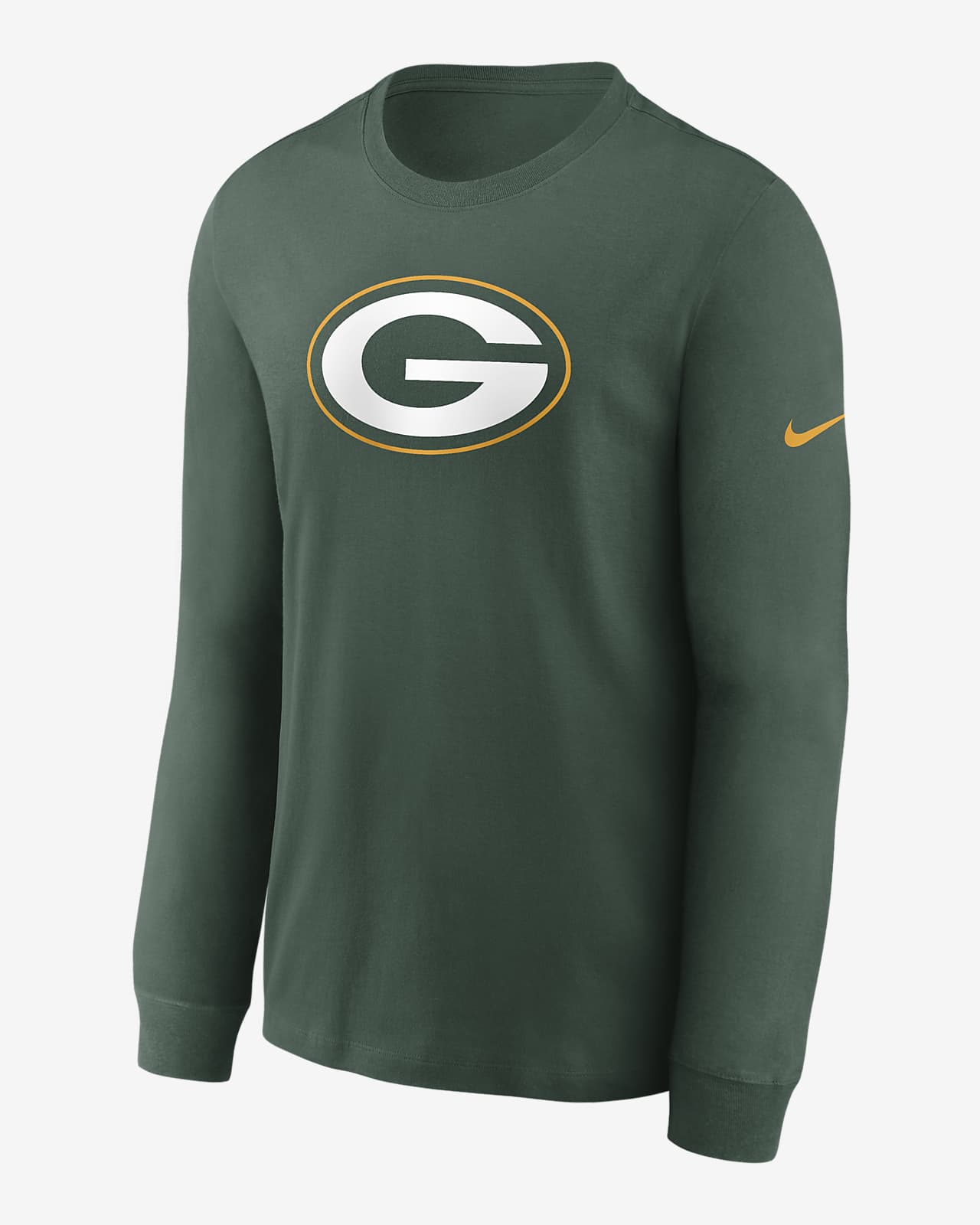 Nike Primary Logo (NFL Green Bay Packers) Men’s Long-Sleeve T-Shirt