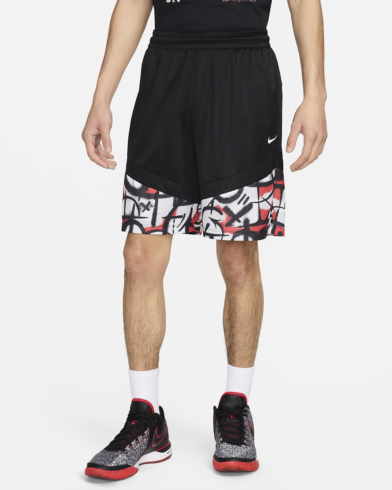 Shorts de básquetbol Dri-FIT de 20 cm para hombre Nike Icon
