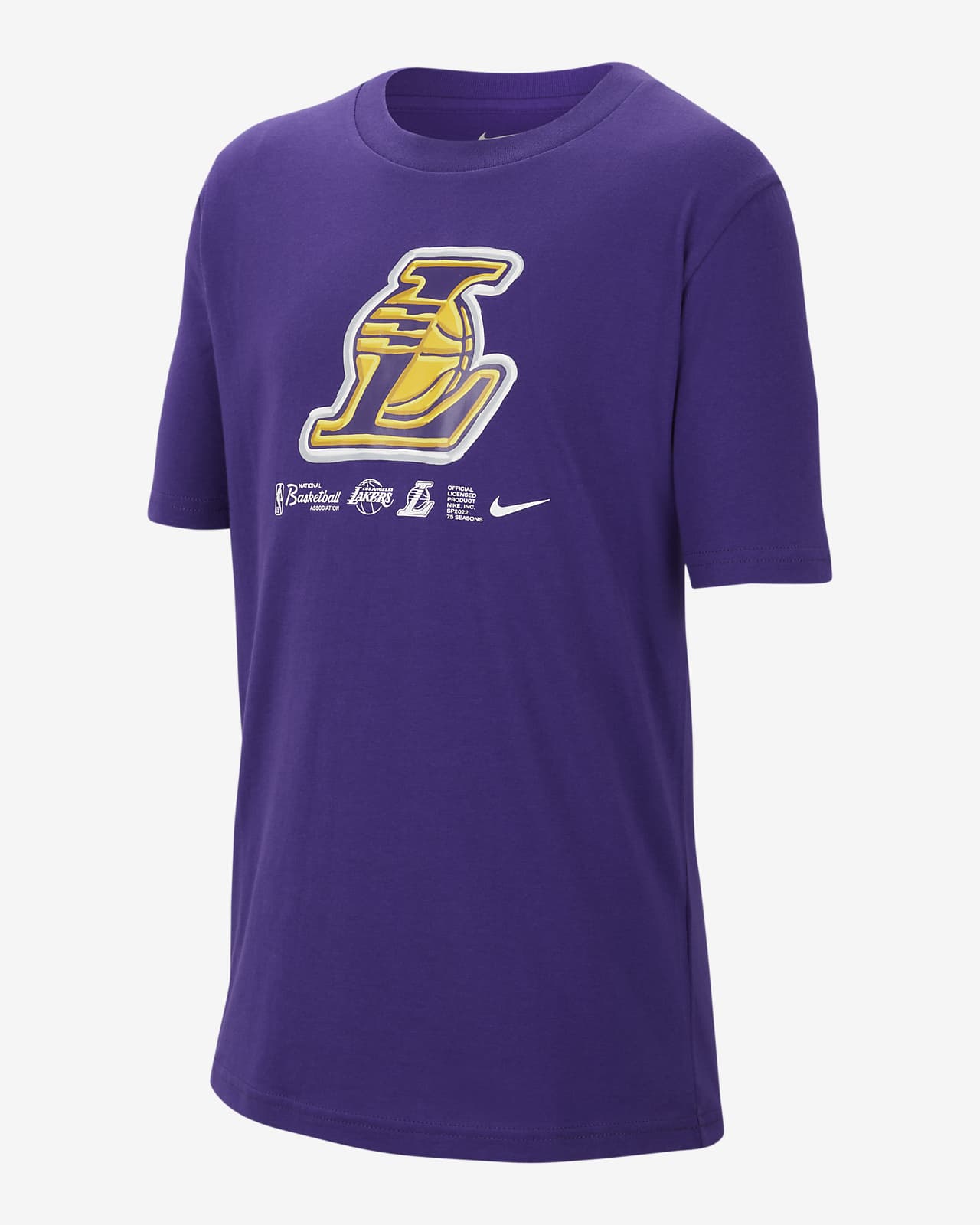 Los Angeles Lakers Older Kids' Nike Dri-FIT NBA T-Shirt