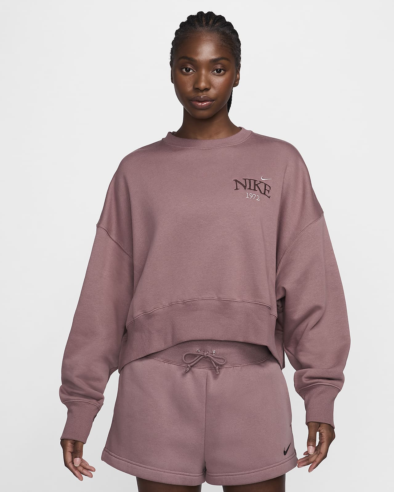Nike Sportswear Phoenix Fleece Women's Oversized Cropped Crew-Neck Sweatshirt