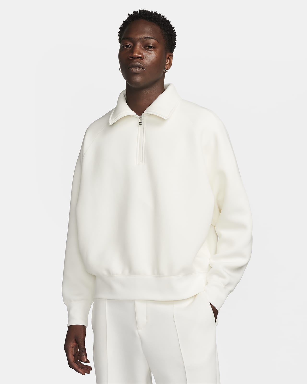 Ανδρική μπλούζα με φερμουάρ στο 1/2 του μήκους Nike Tech Fleece Reimagined
