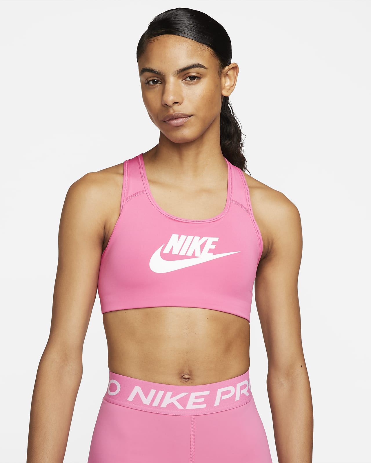 Nike Dri-FIT Swoosh Women's Medium-Support Graphic Sports Bra