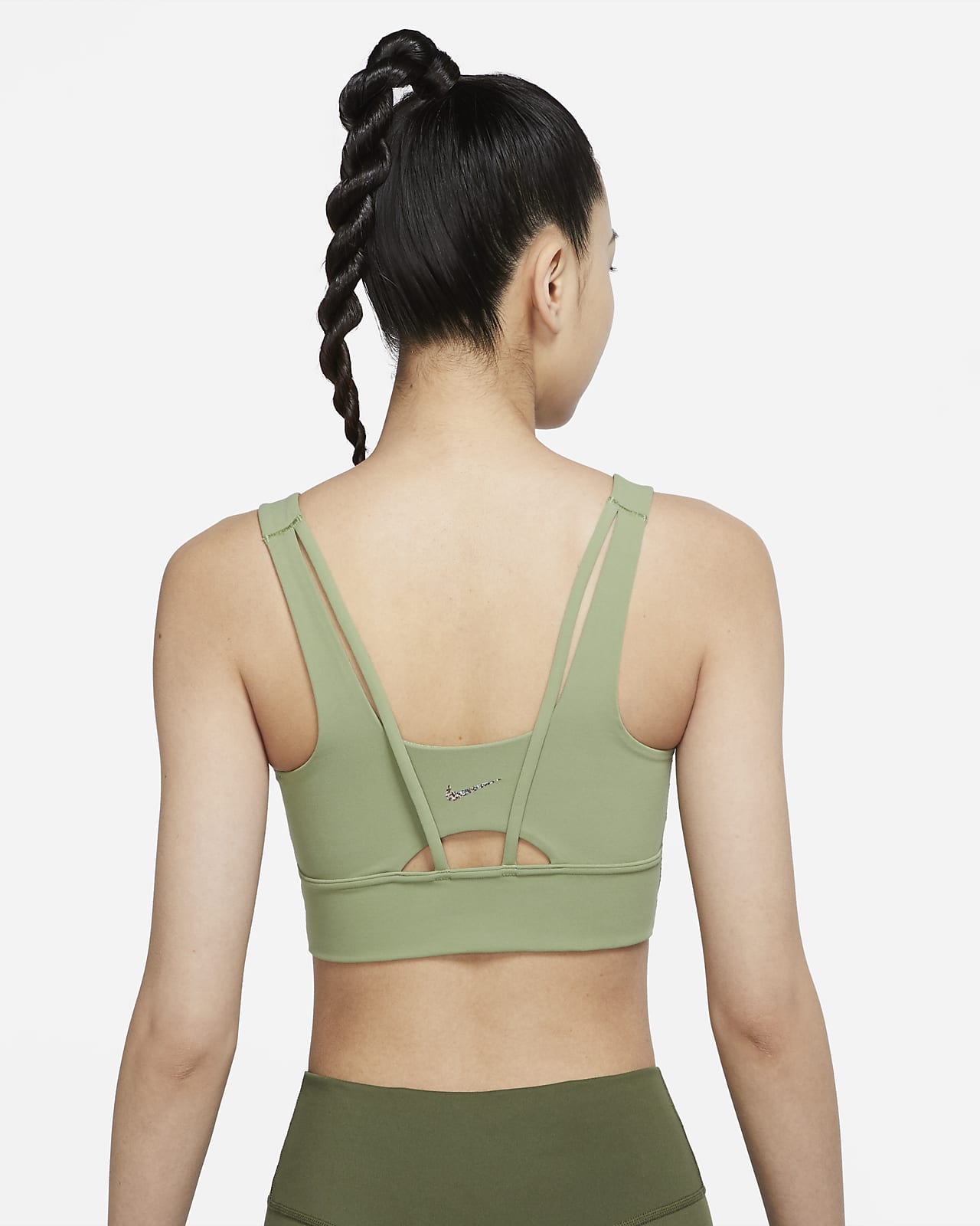 Nike Dri-FIT Alate Ellipse 女款中度支撐型襯墊長版運動內衣