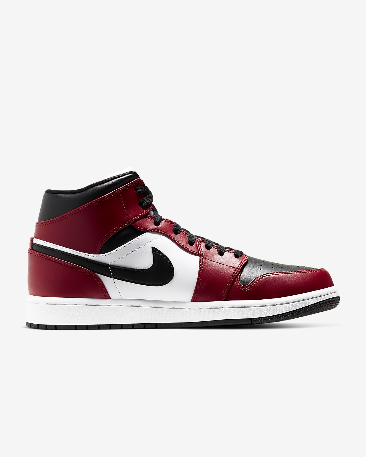 nike air jordan 1 mid trainers in red