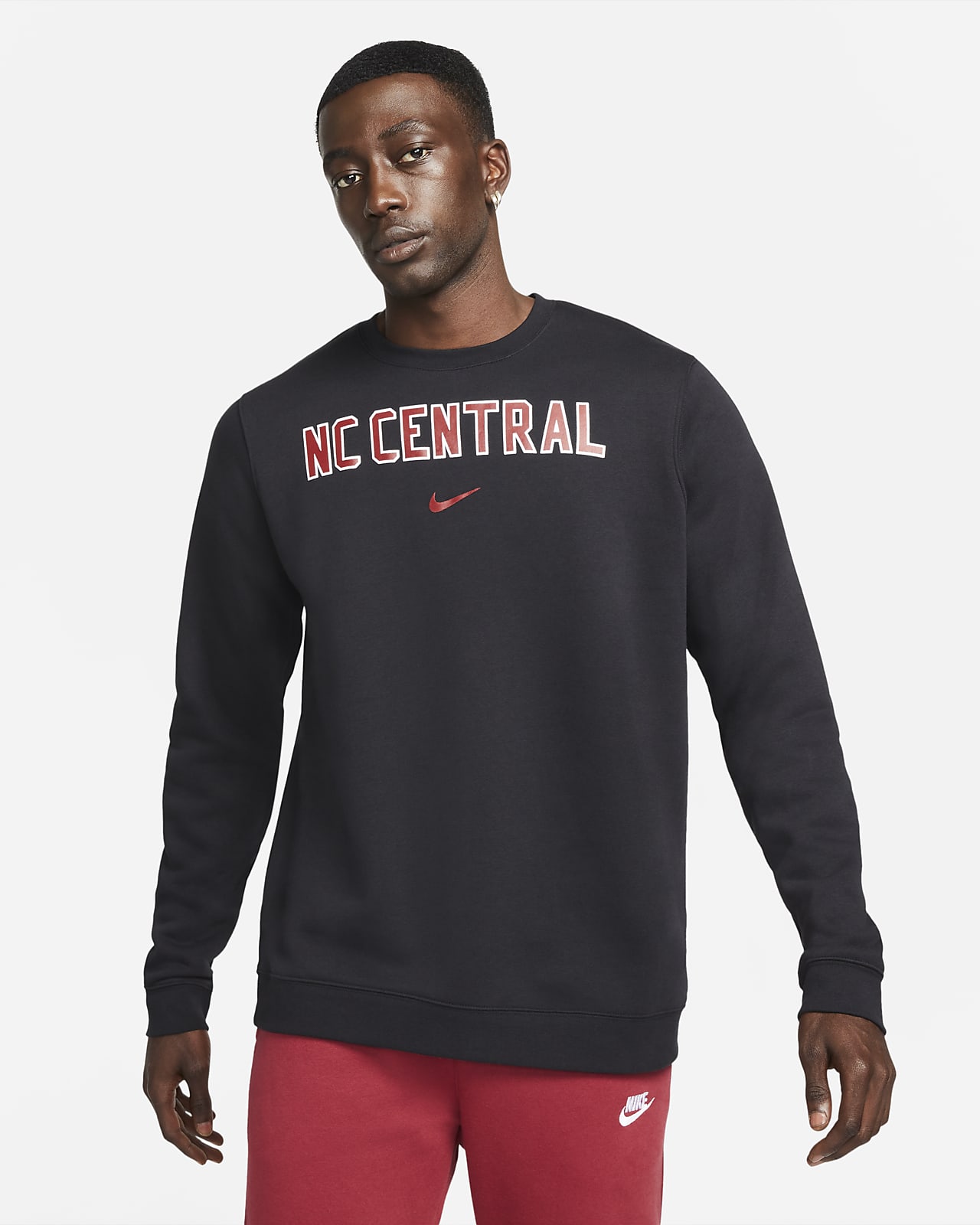 Nike College Club Fleece (North Carolina Central) Crew Sweatshirt