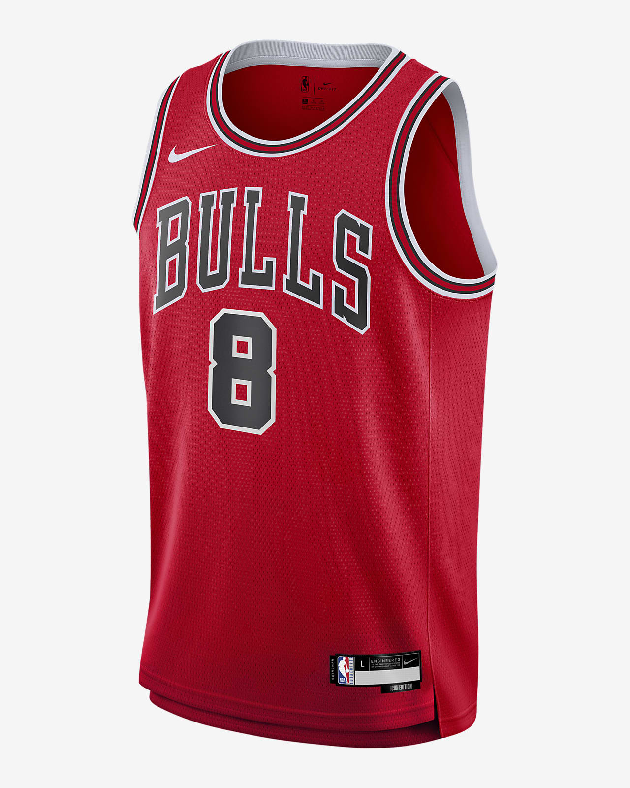 Zach LaVine Chicago Bulls 2023/24 Icon Edition Big Kids' Nike NBA Swingman Jersey