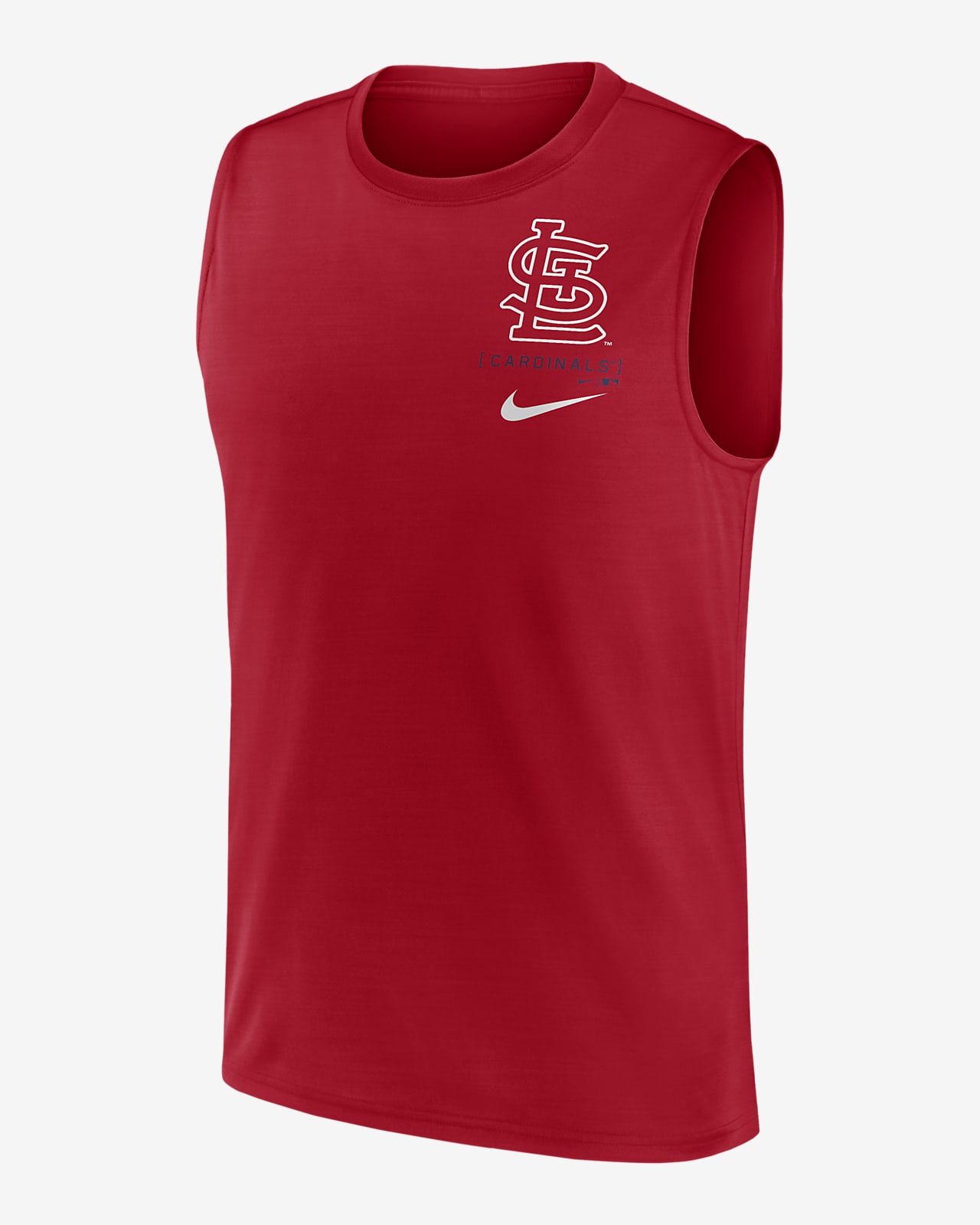 St. Louis Cardinals Large Logo Men's Nike Dri-FIT MLB Muscle Tank Top