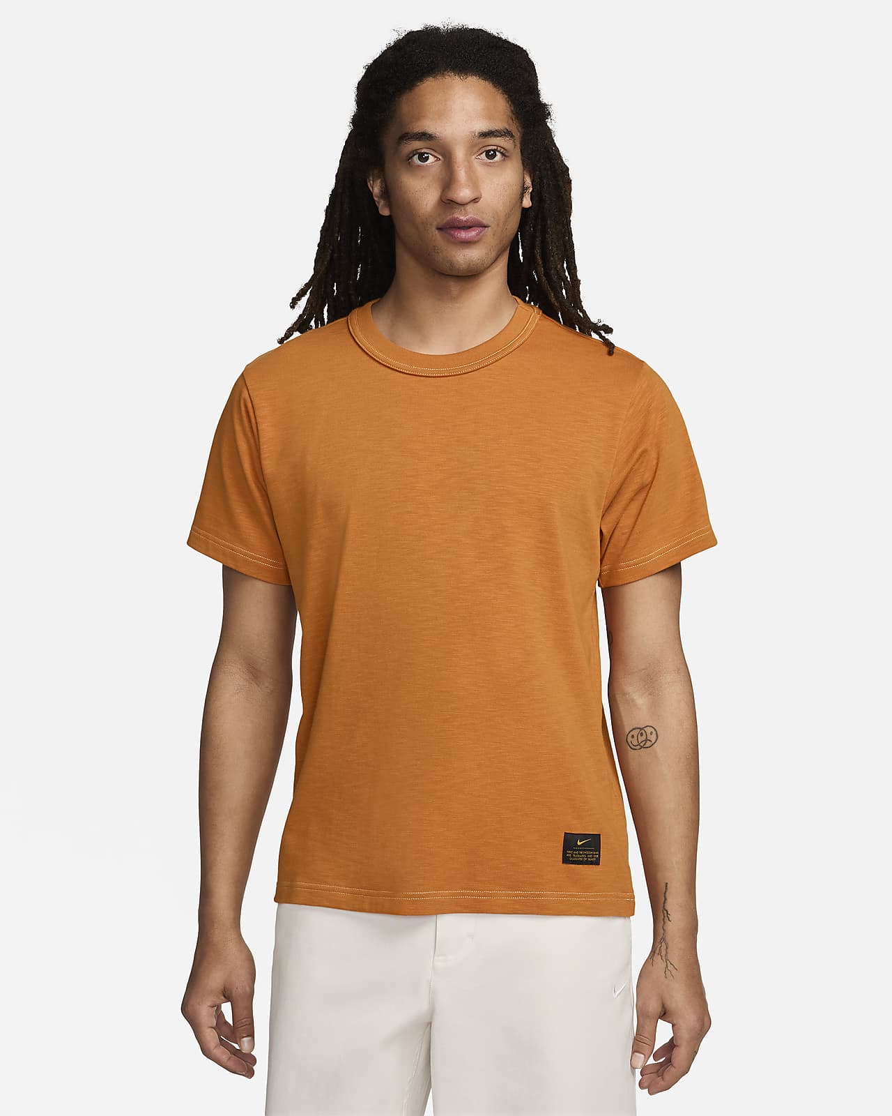 Pánské pleteninové tričko Nike Life s krátkým rukávem