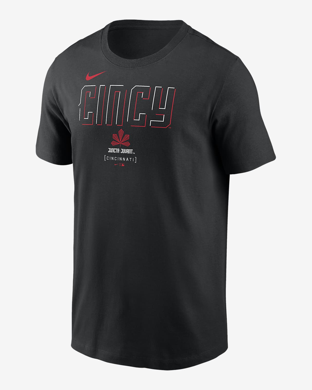 Playera Nike de la MLB para hombre Cincinnati Reds City Connect Logo