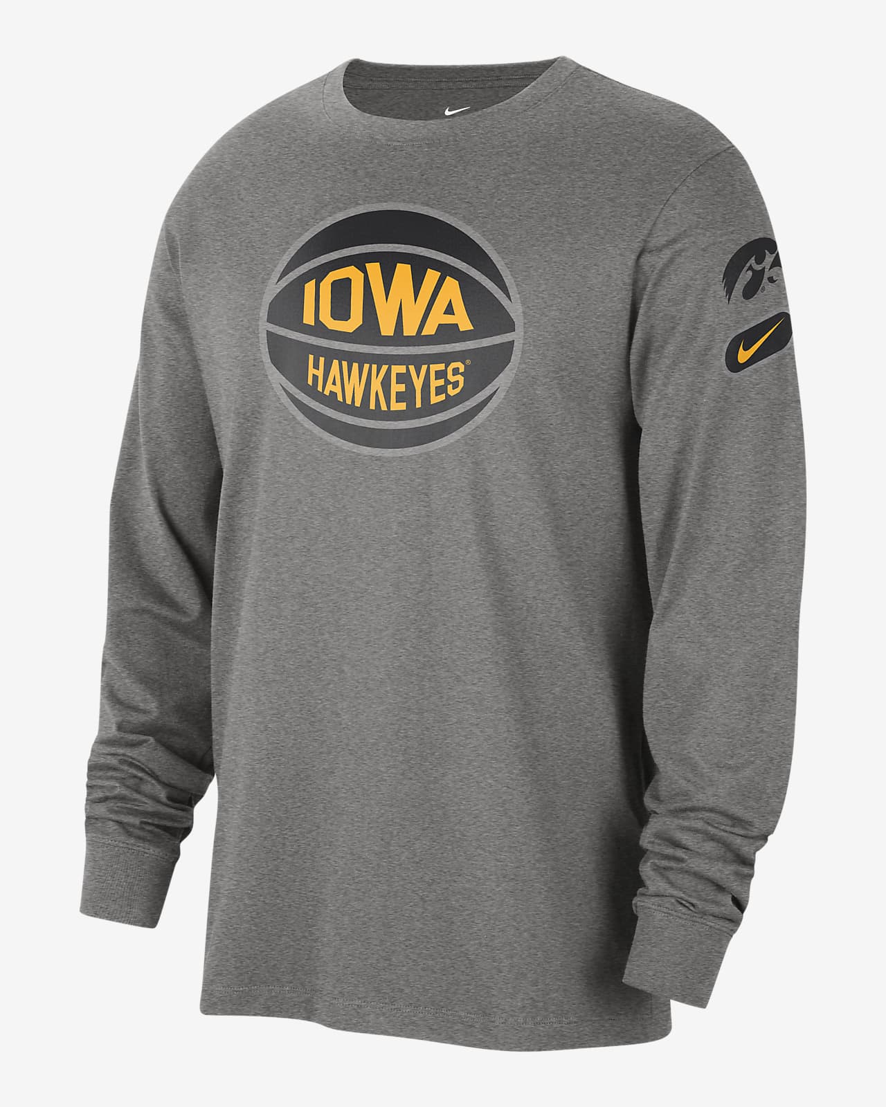 Iowa Fast Break Men's Nike College Long-Sleeve T-Shirt