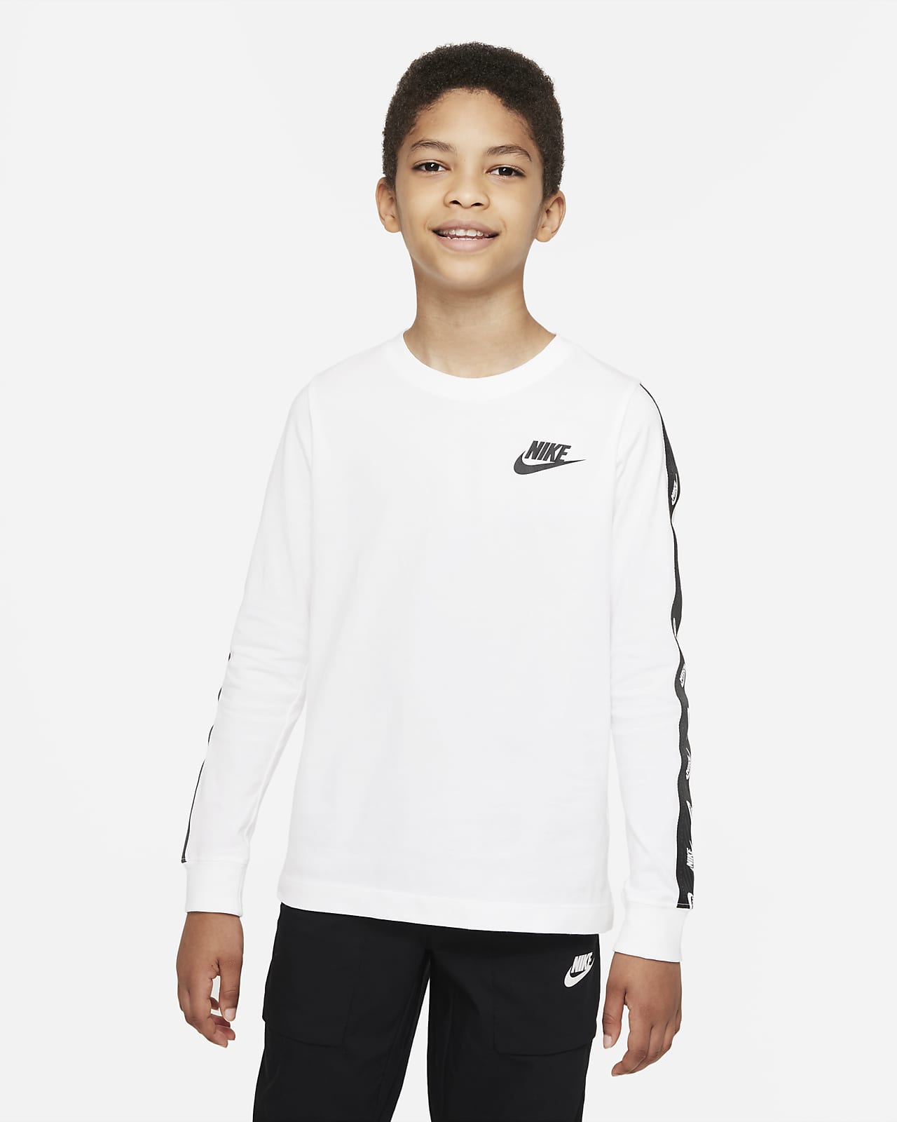 Футболка с длинным рукавом для школьников Nike Sportswear