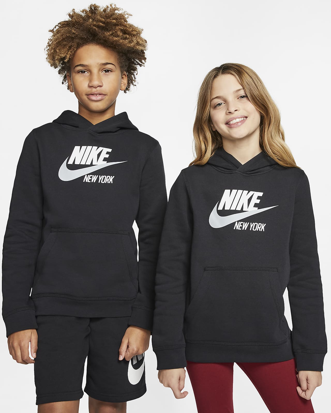 Nike Sportswear Club Fleece New York Big Kids' Pullover Hoodie