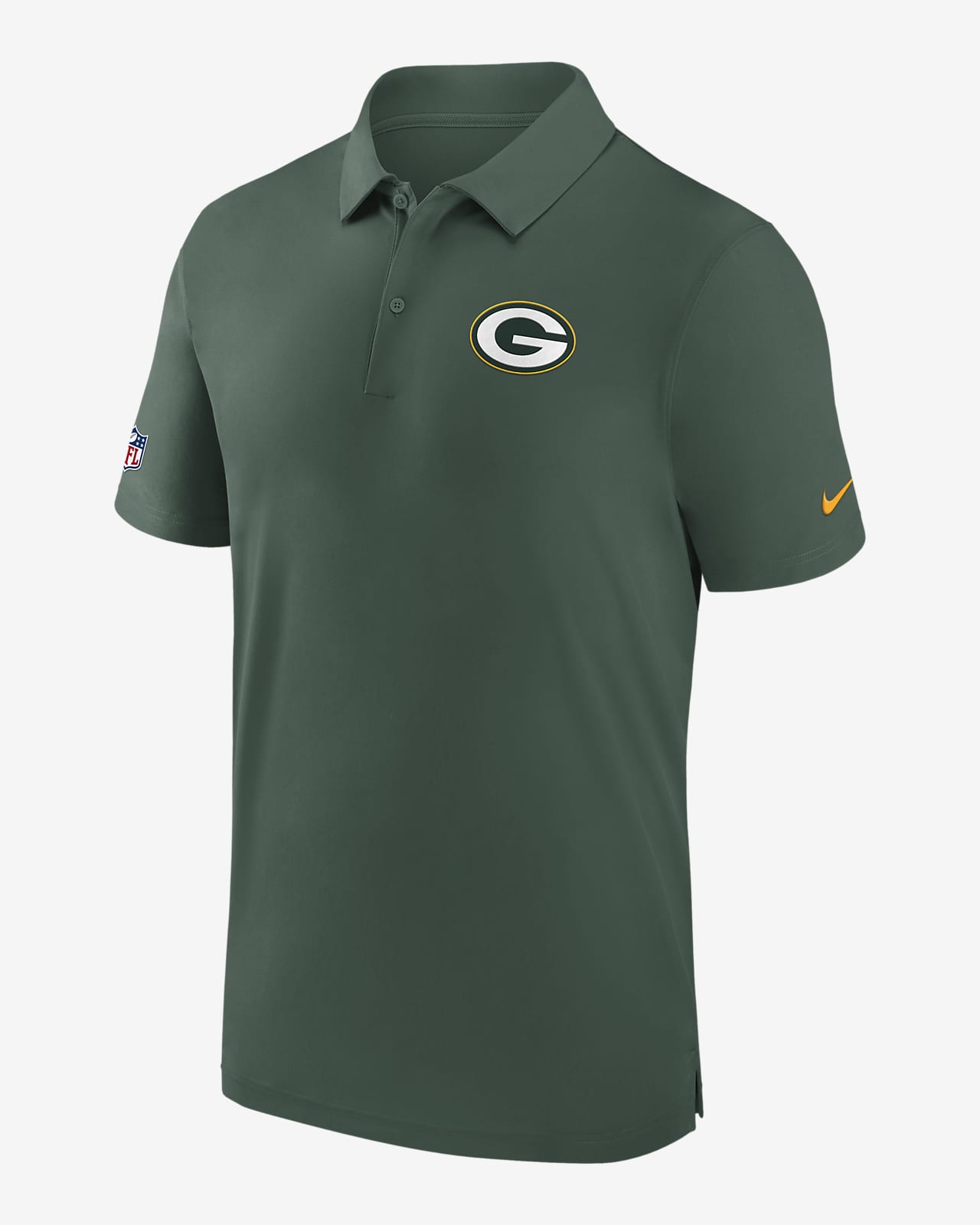 Polo Nike Dri-FIT de la NFL para hombre Green Bay Packers Sideline Coach