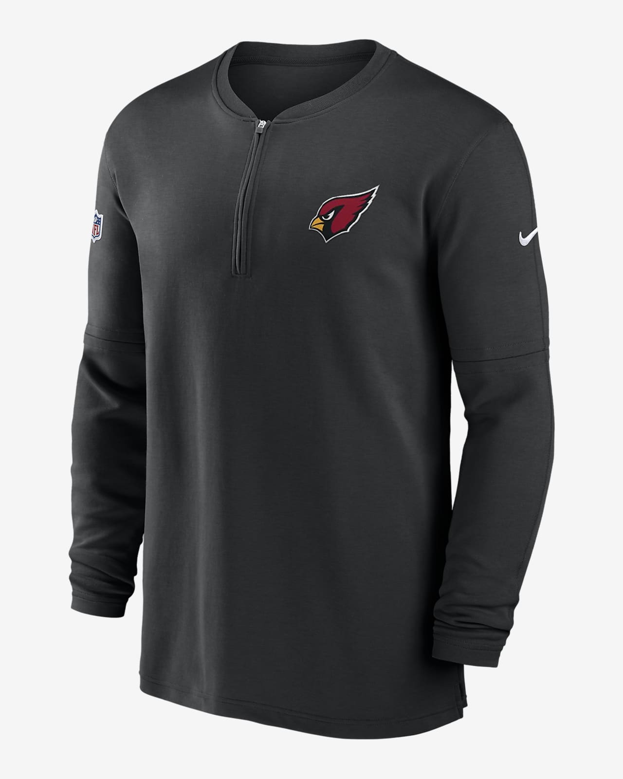 Arizona Cardinals Sideline Men’s Nike Dri-FIT NFL 1/2-Zip Long-Sleeve Top