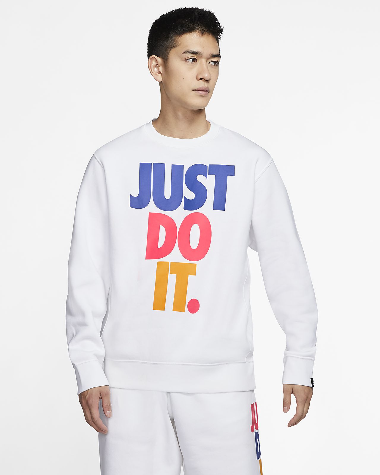 men's fleece crew nike sportswear