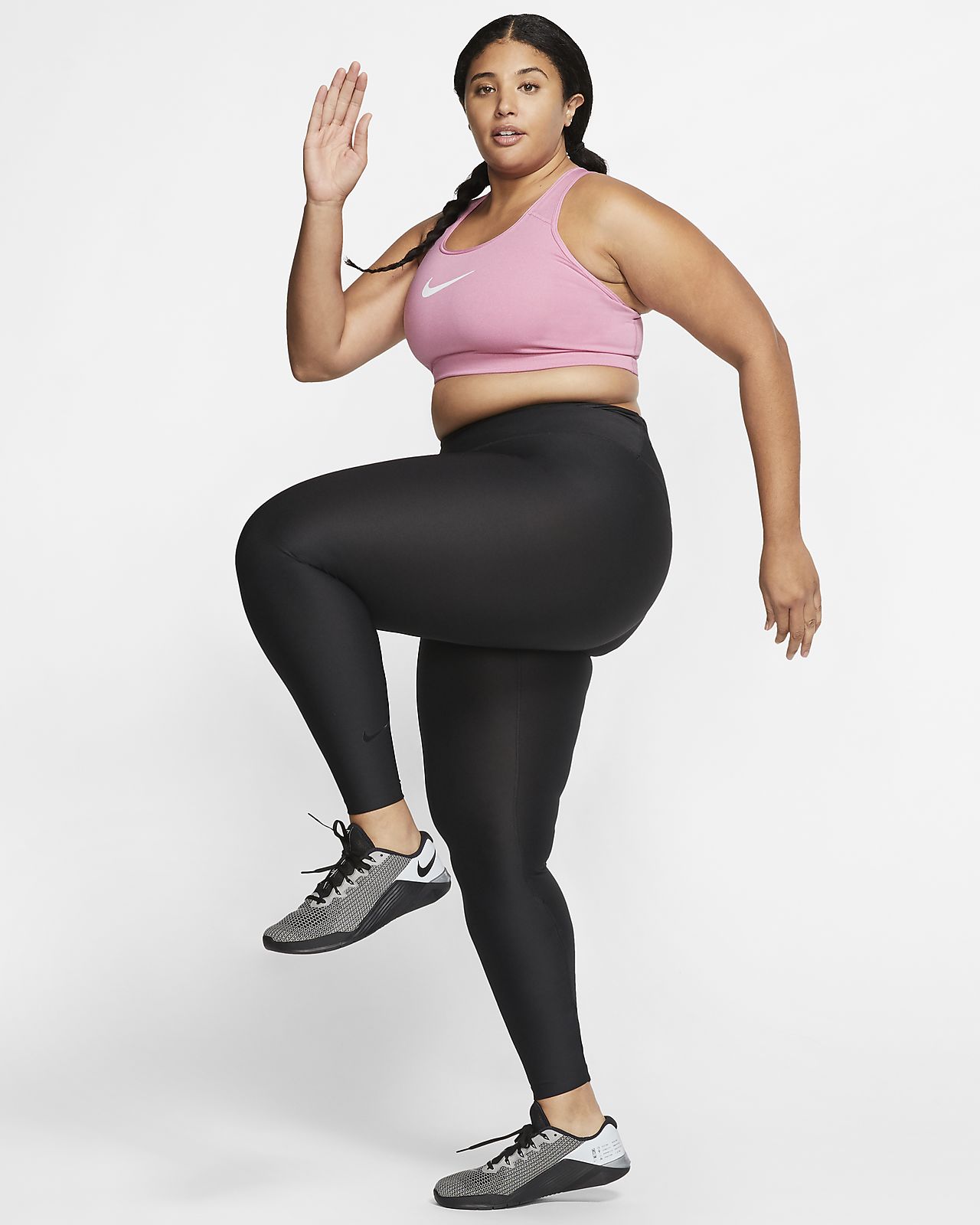 nike swoosh plus size bra