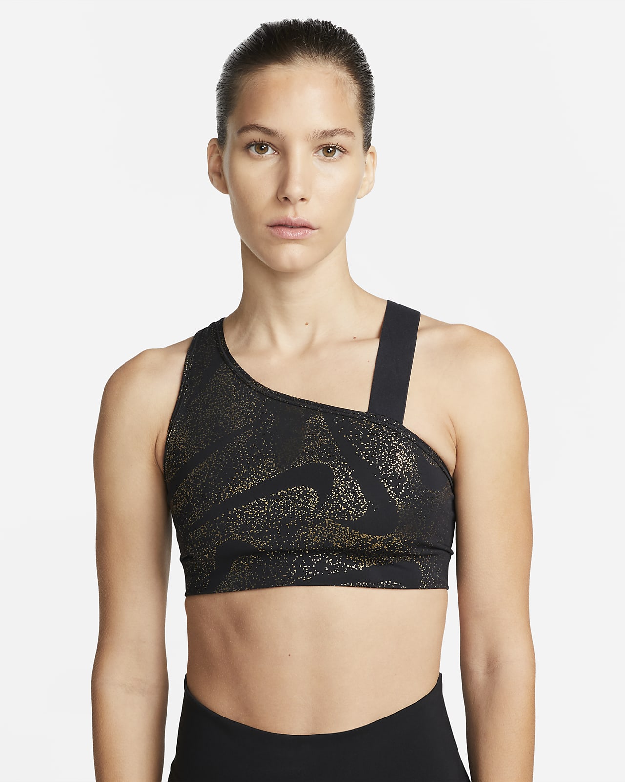 Nike Swoosh Women's MediumSupport Asymmetrical Sports Bra. Nike BG