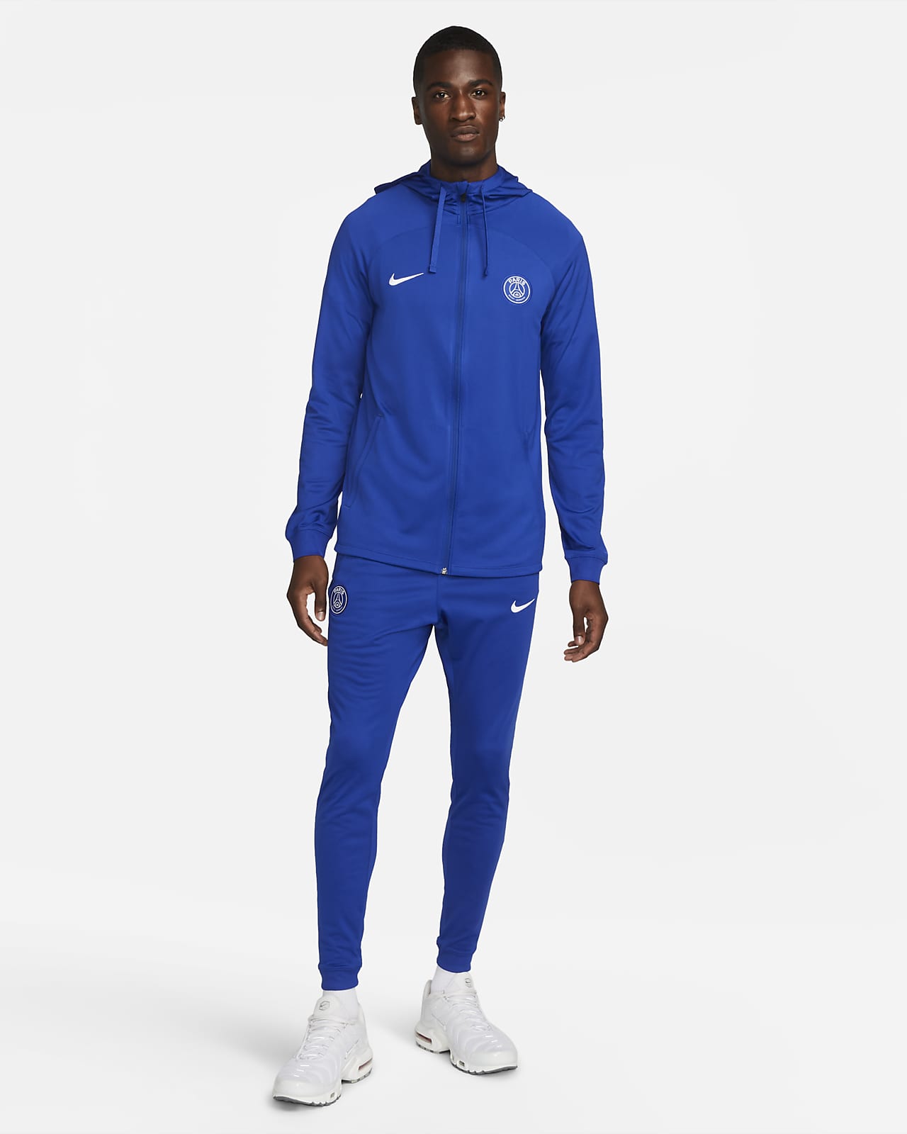 Paris Saint-Germain Strike Nike Dri-FIT Erkek Kapüşonlu Futbol Eşofmanı