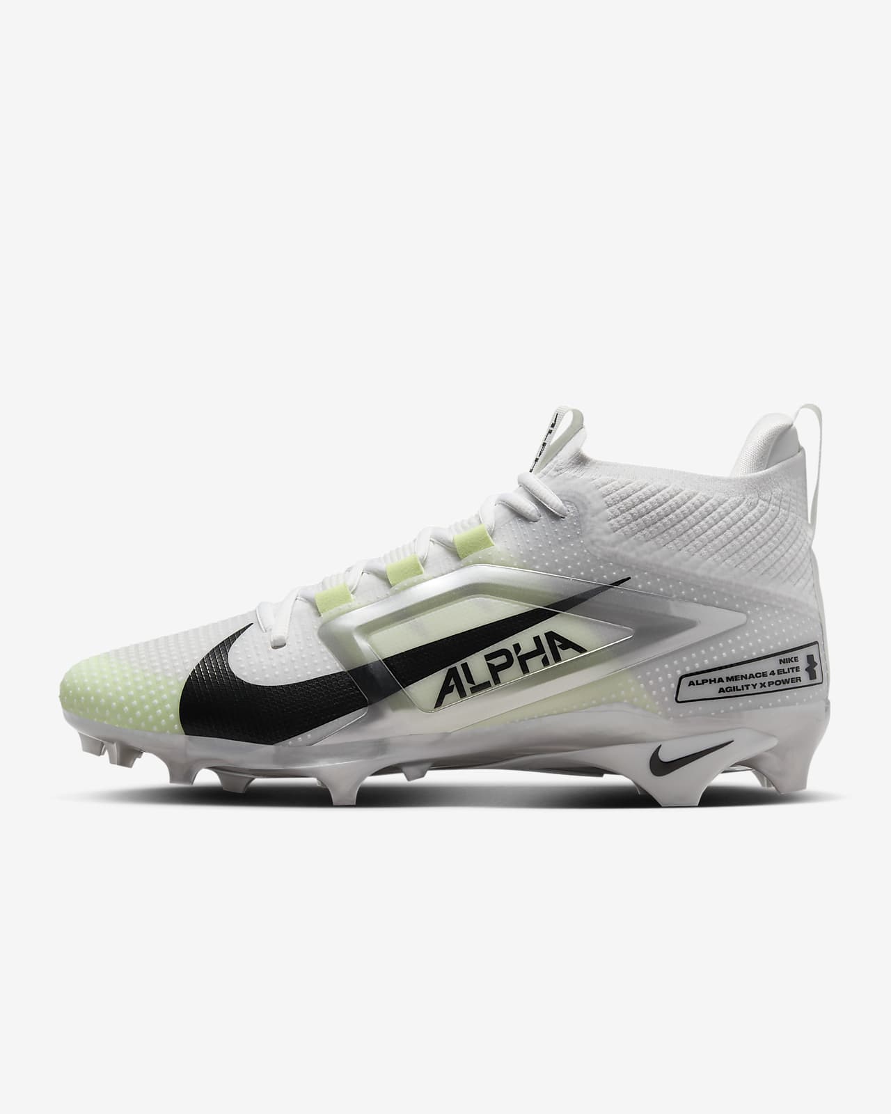 Calzado de fútbol americano Nike Alpha Menace 4 Elite