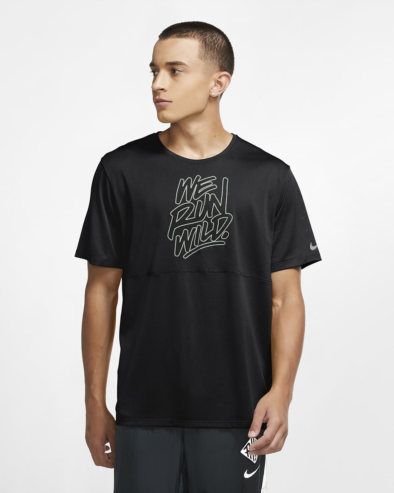nike dri fit grey top