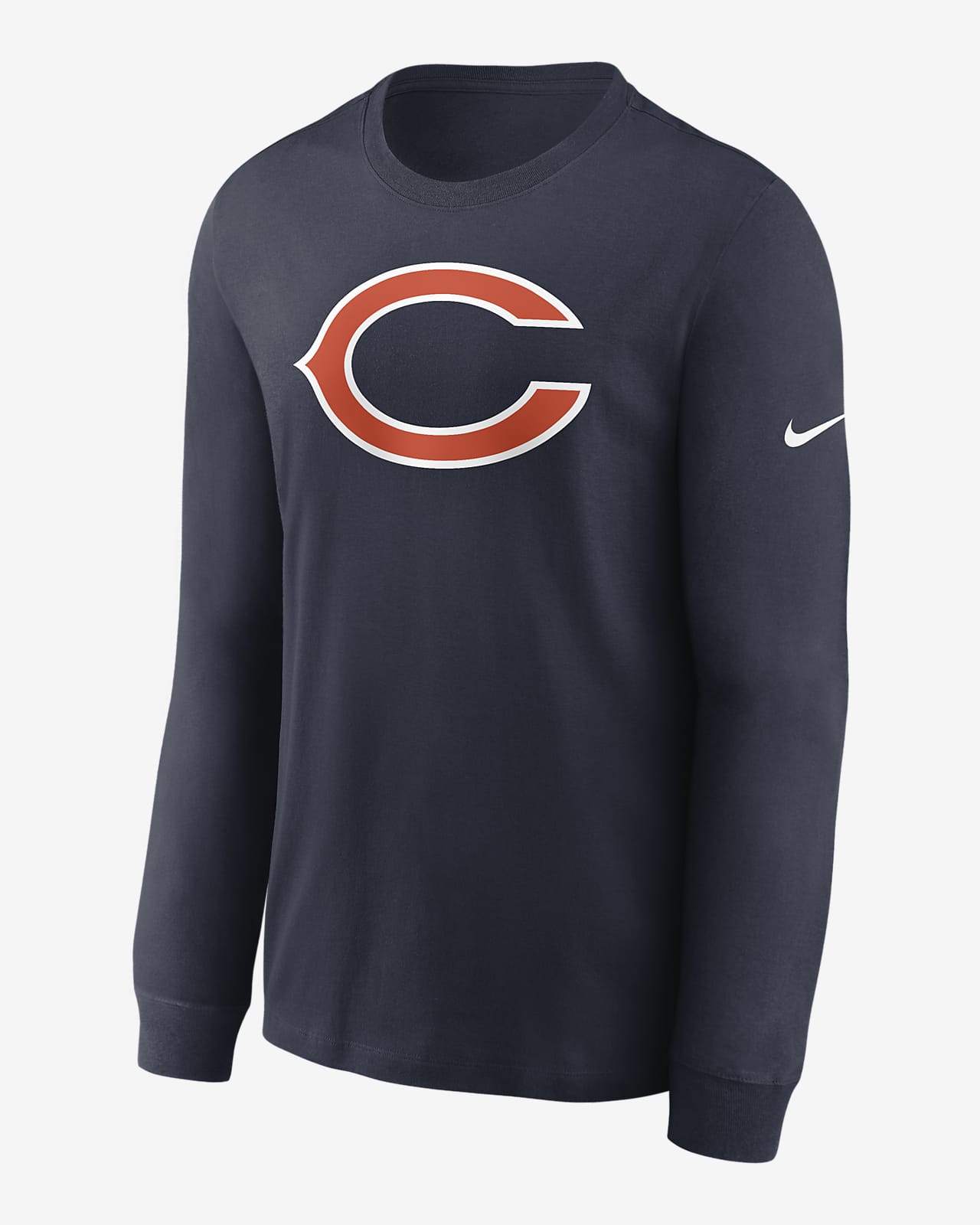 Nike Primary Logo (NFL Chicago Bears) Men’s Long-Sleeve T-Shirt