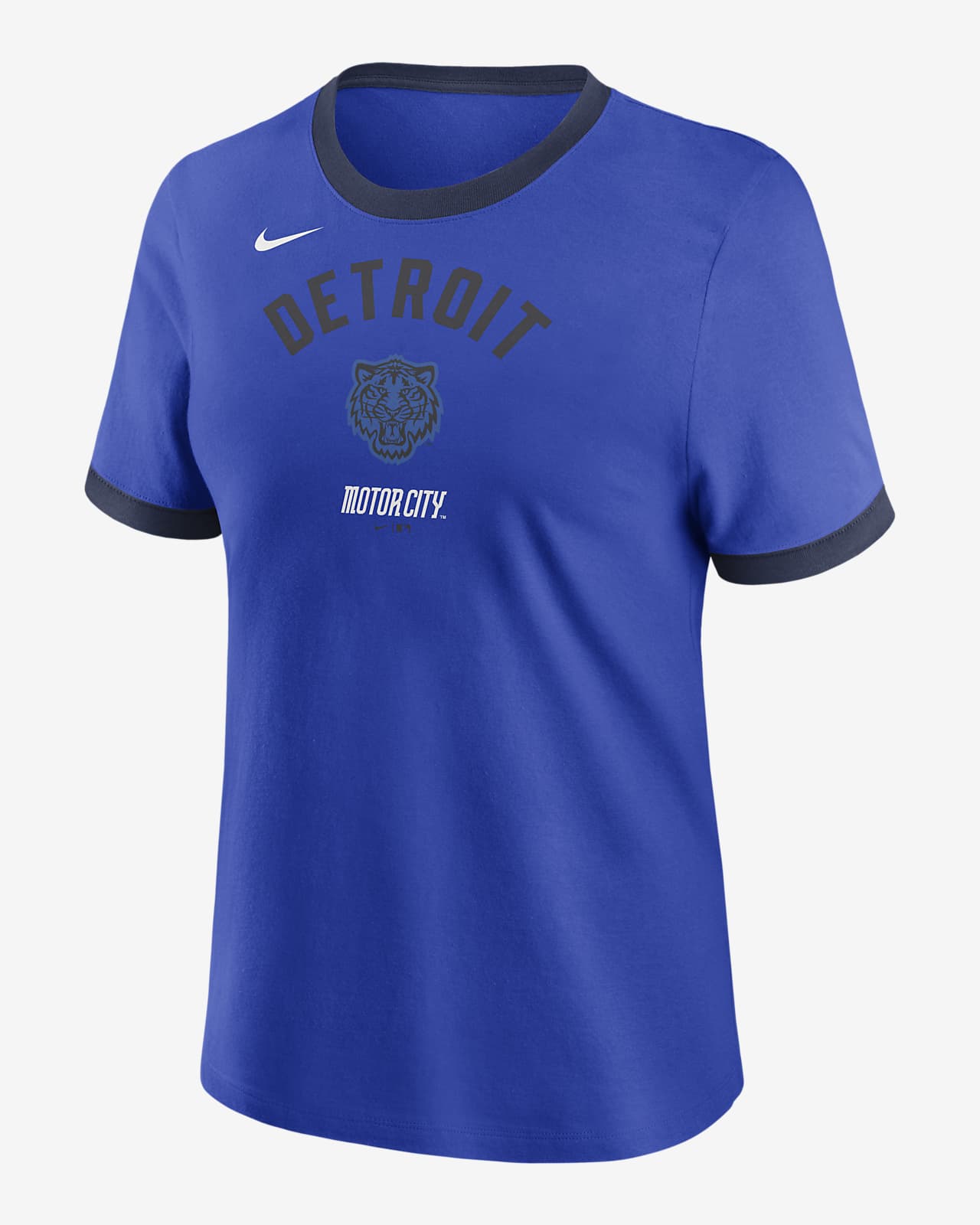Detroit Tigers City Connect Women's Nike MLB Ringer T-Shirt