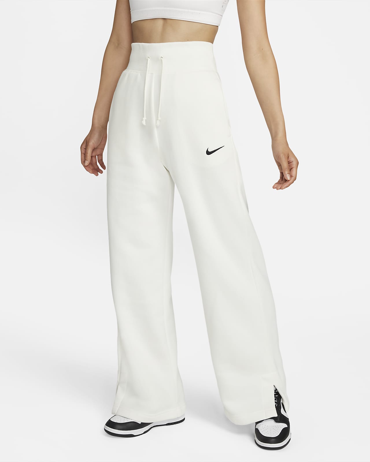 Nike Sportswear Phoenix Fleece 女款高腰寬褲管運動褲