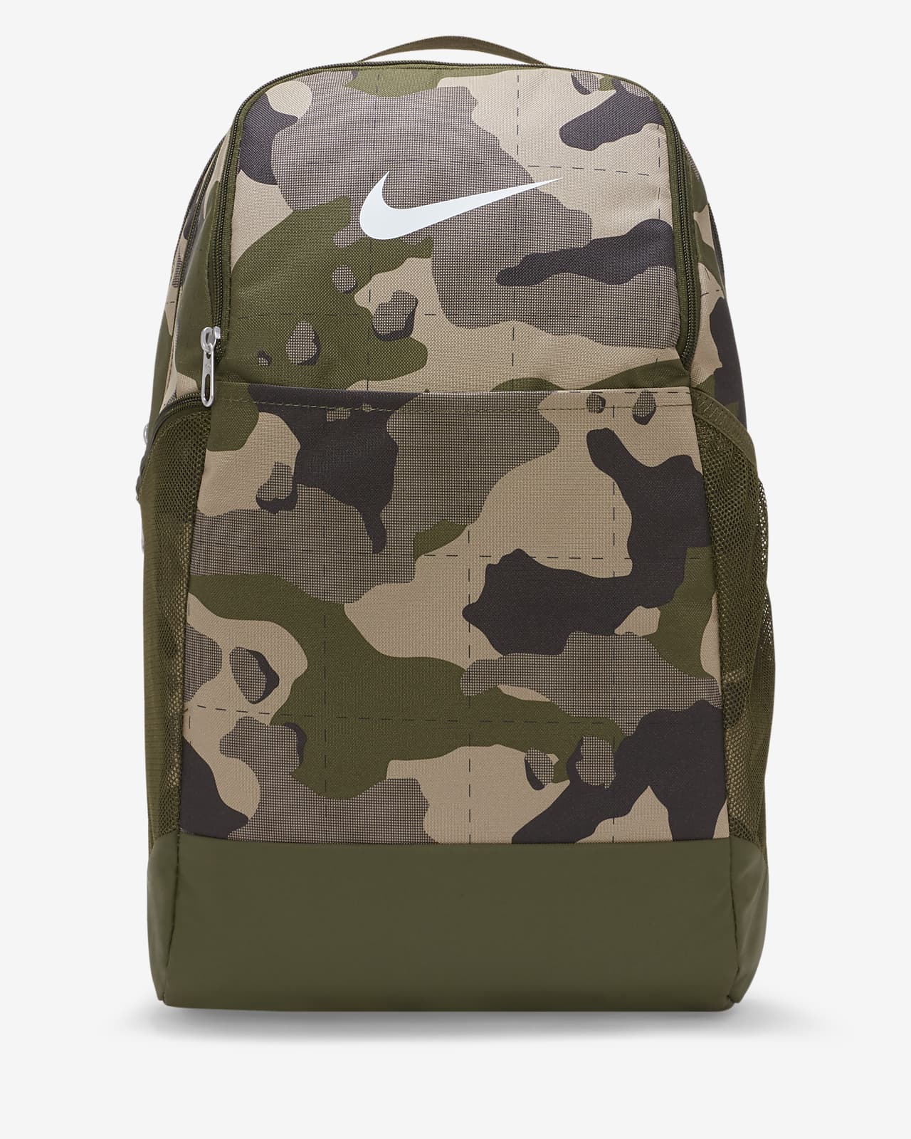 Sac à dos de training camouflage Nike Brasilia (taille moyenne, 24 L)
