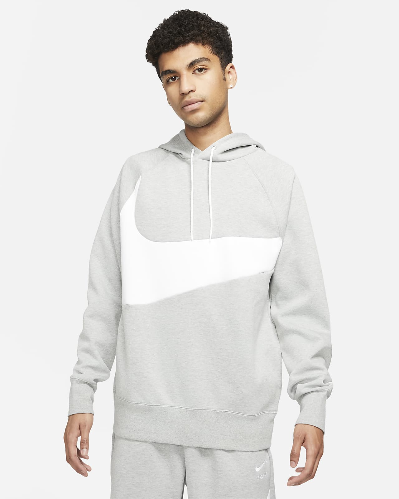 Felpa pullover con cappuccio Nike Sportswear Swoosh Tech Fleece - Uomo
