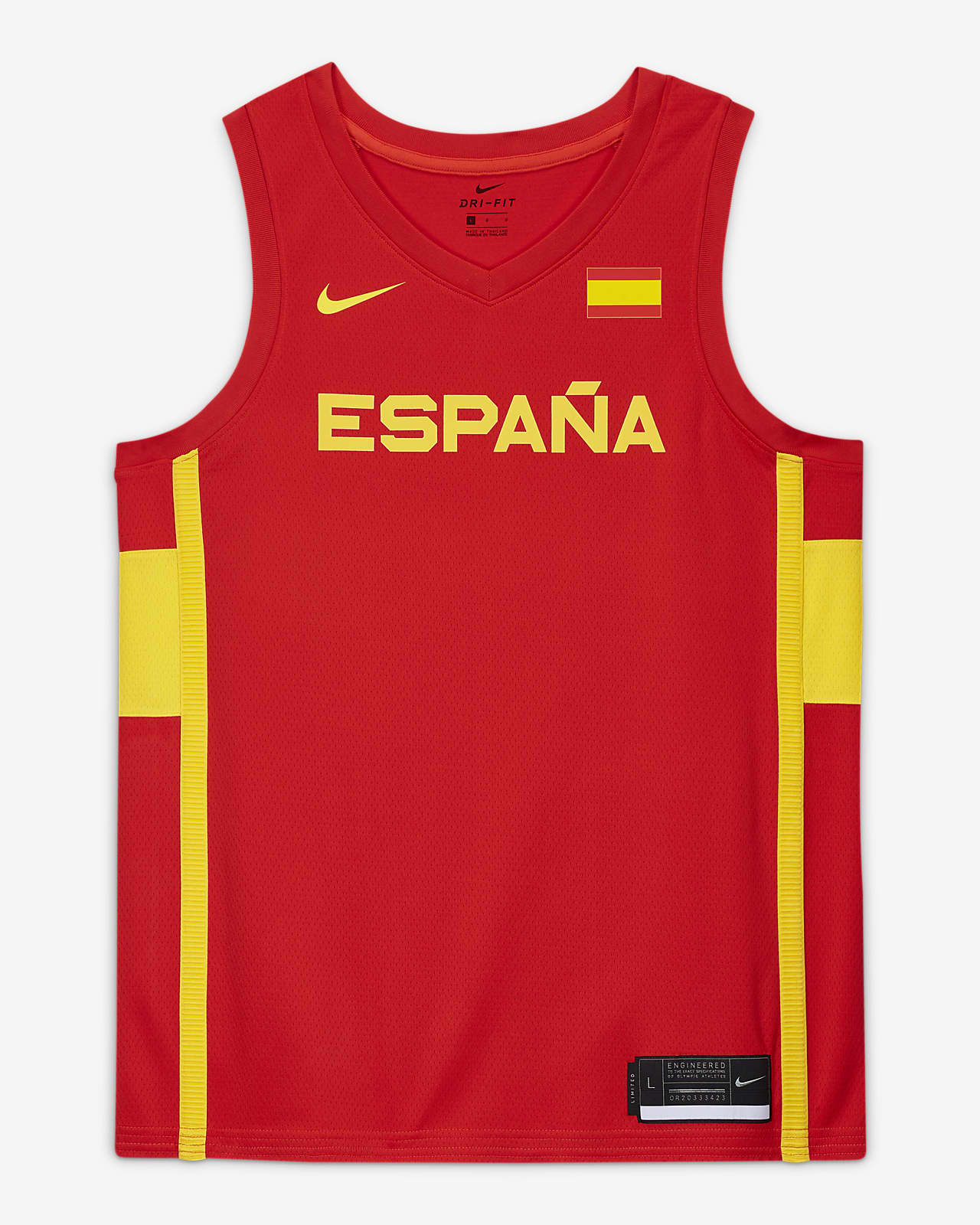 Spain Nike (Road) Limited Samarreta de bàsquet Nike - Home