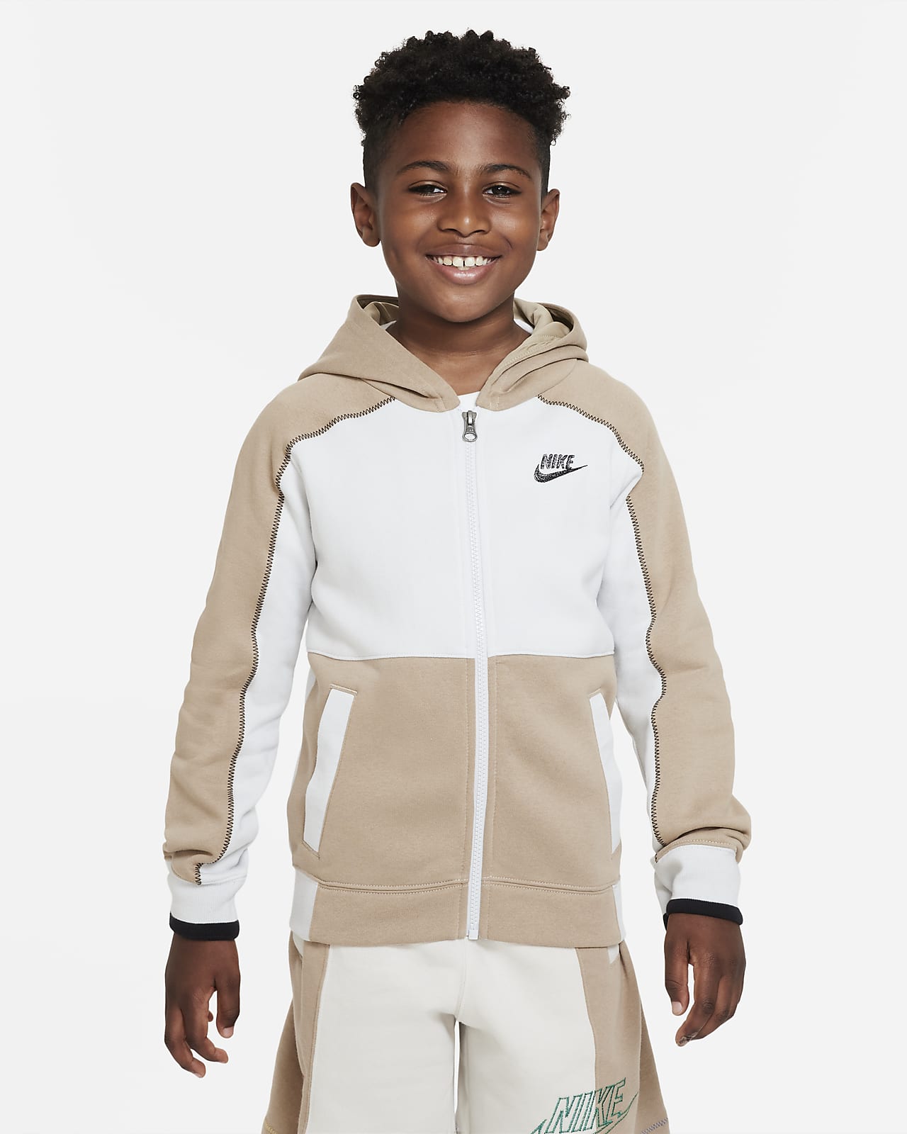 Nike Sportswear Big Kids' (Boys') Full-Zip Hoodie