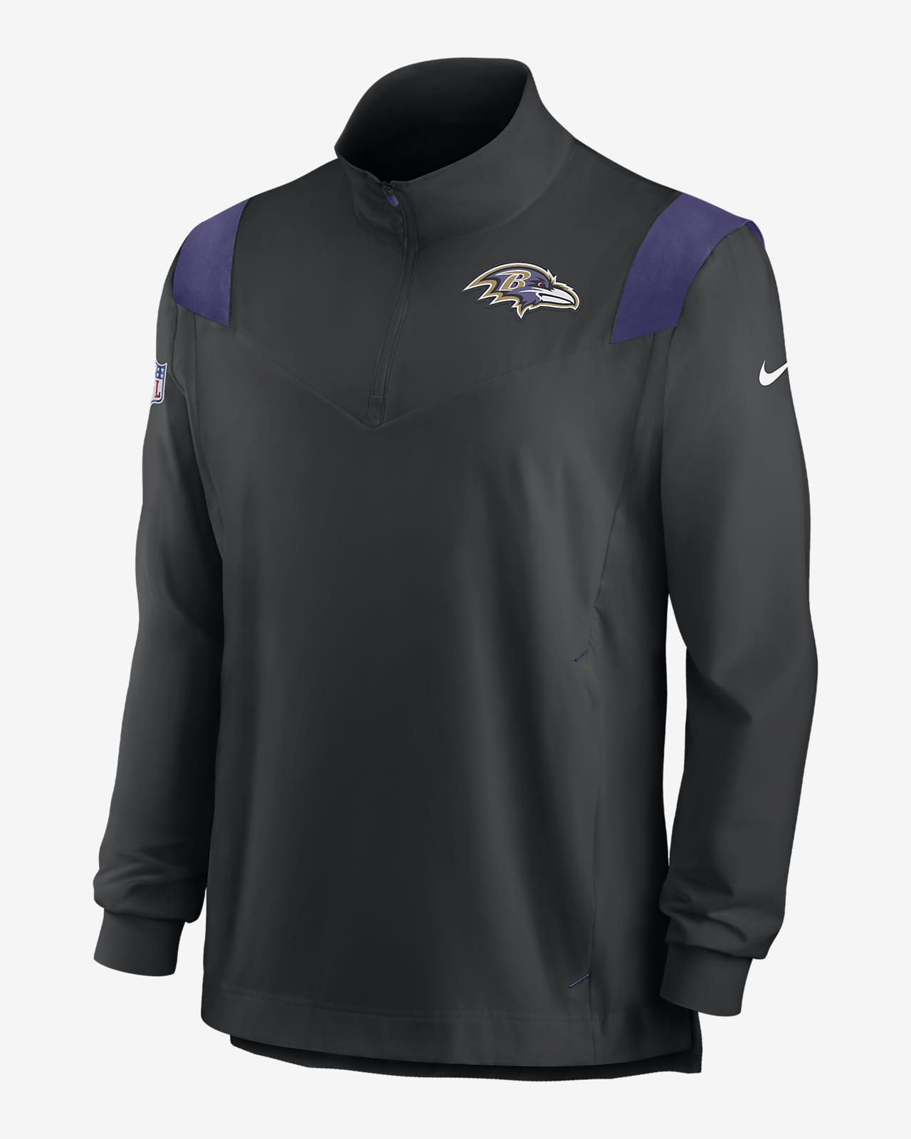 Nike Repel Coach (NFL Baltimore Ravens) Men's 1/4-Zip Jacket