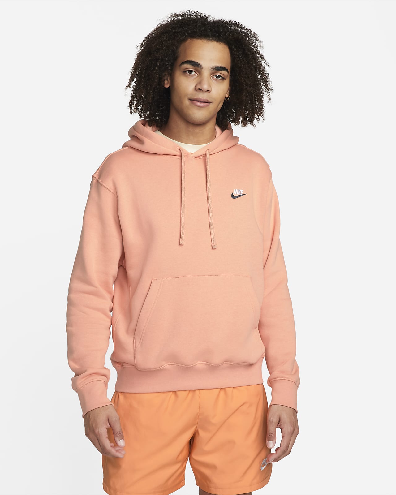 Felpa pullover con cappuccio Nike Sportswear Club Fleece - Uomo