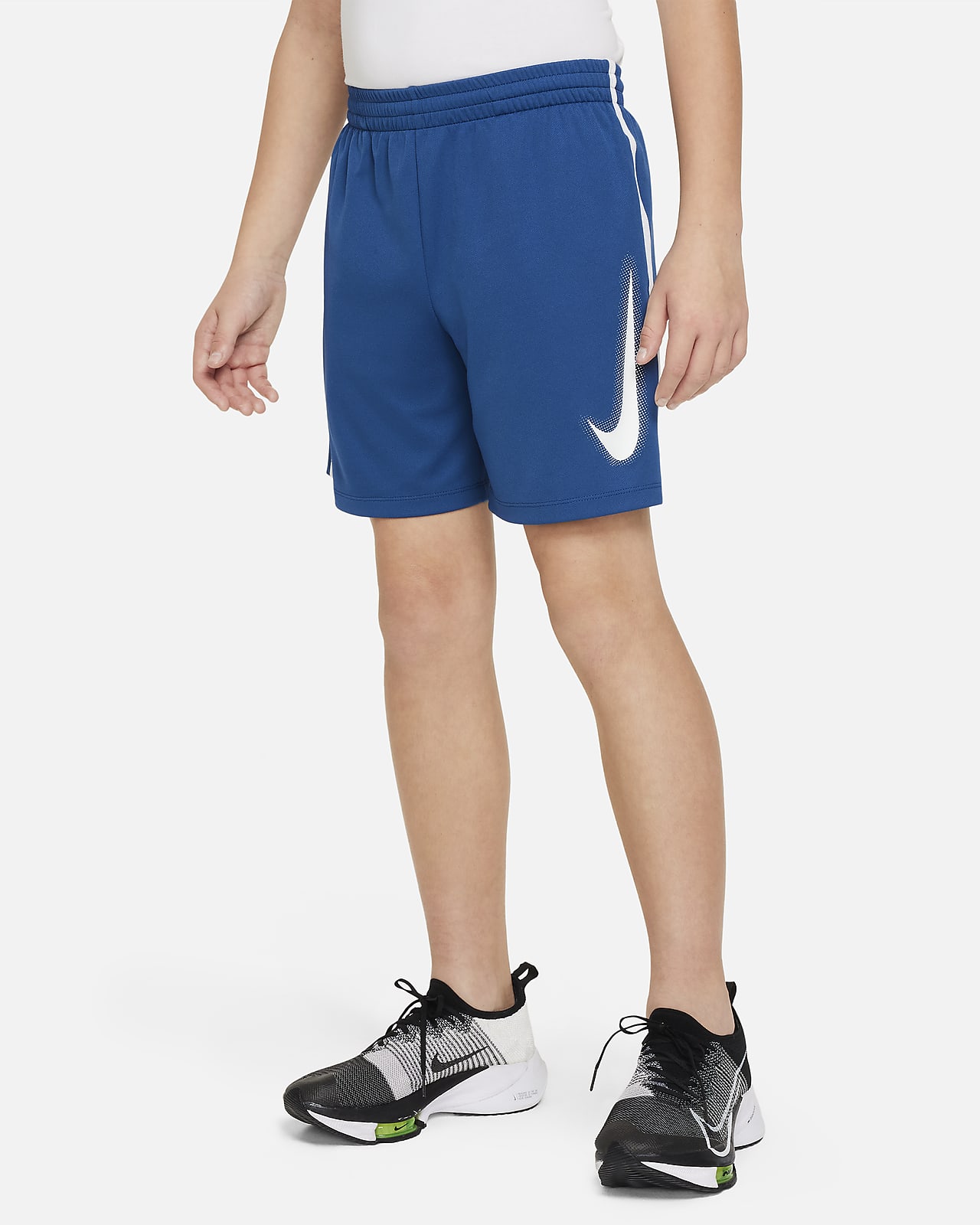 Σορτς προπόνησης με σχέδιο Dri-FIT Nike Multi για μεγάλα αγόρια