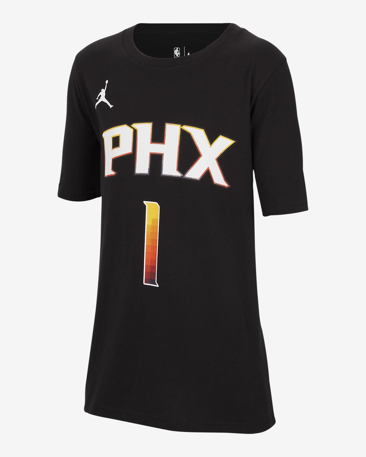 Devin Booker Phoenix Suns Statement Edition Big Kids' (Boys') Jordan NBA T-Shirt