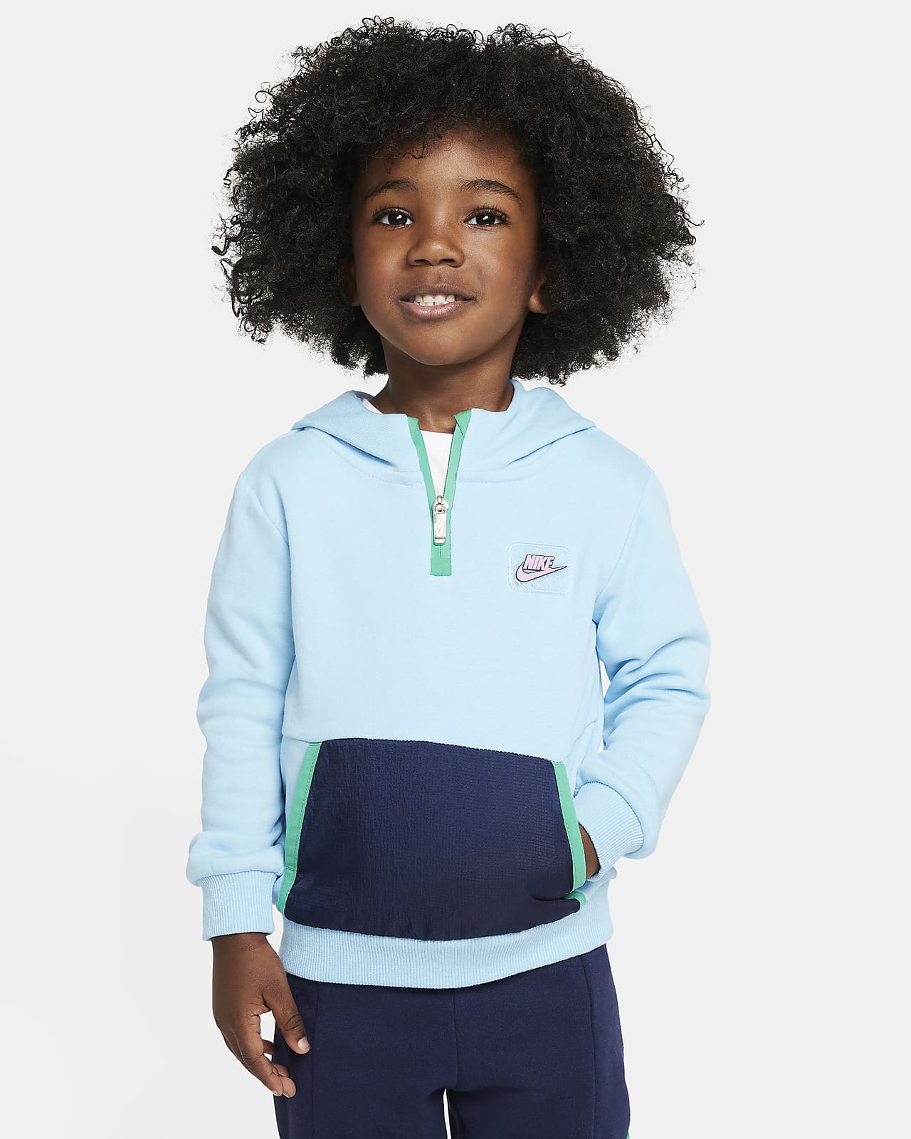 Sudadera con gorro de French Terry infantil Nike Sportswear Paint Your Future