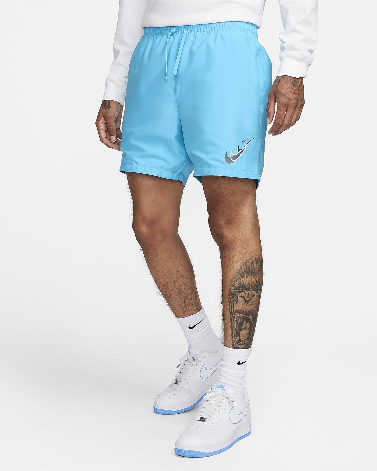 footlocker nike woven shorts