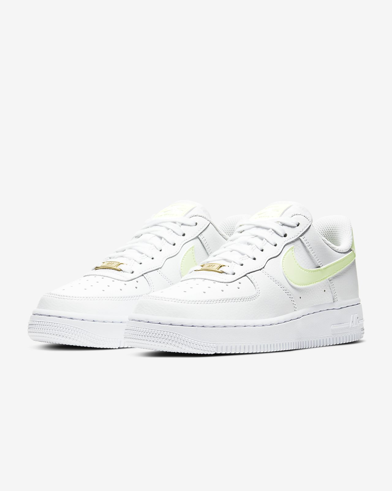 nike air force 1 07 le low white barely volt