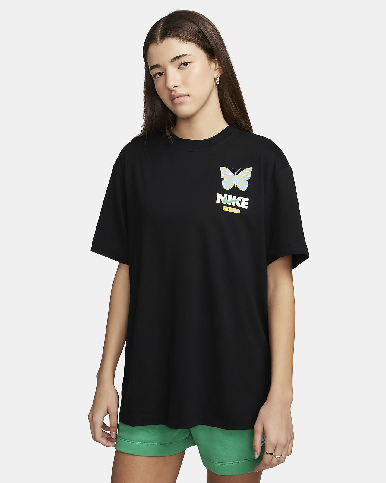 Nike Sportswear boyfriend T-shirt met graphic voor dames