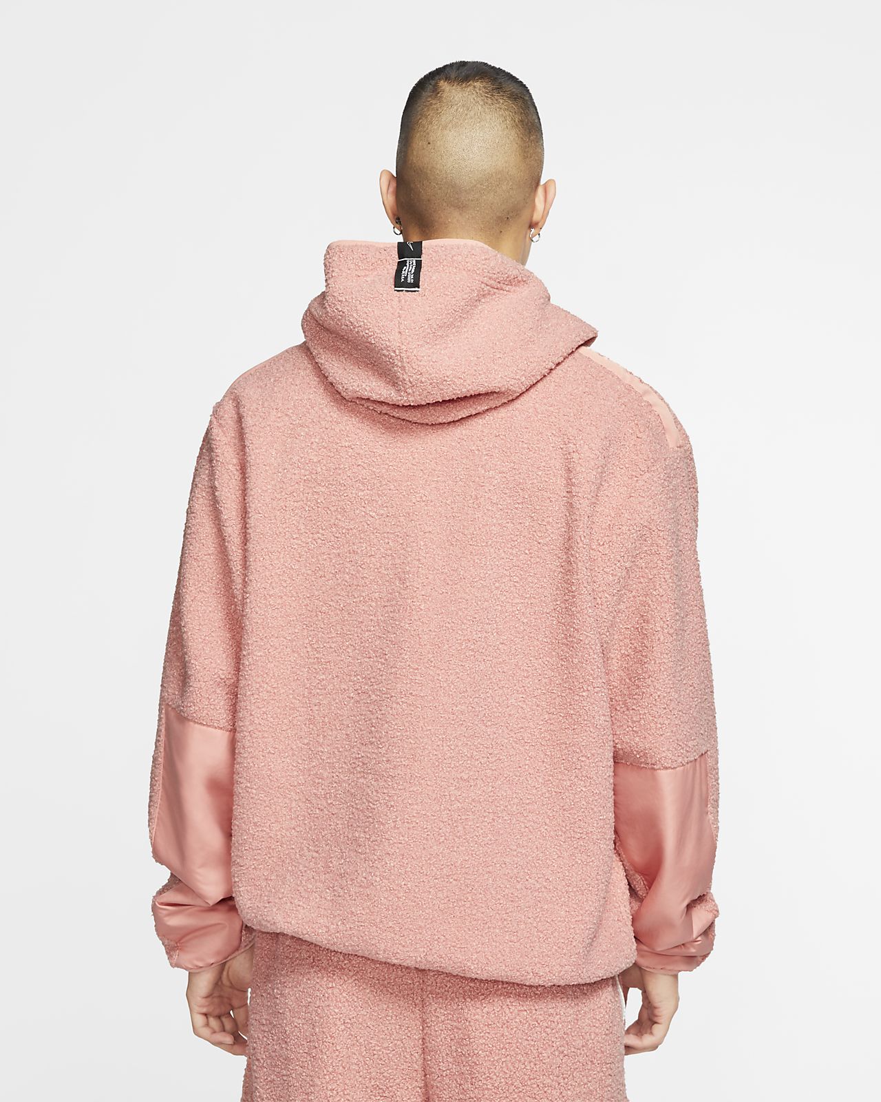 nike pink quartz hoodie