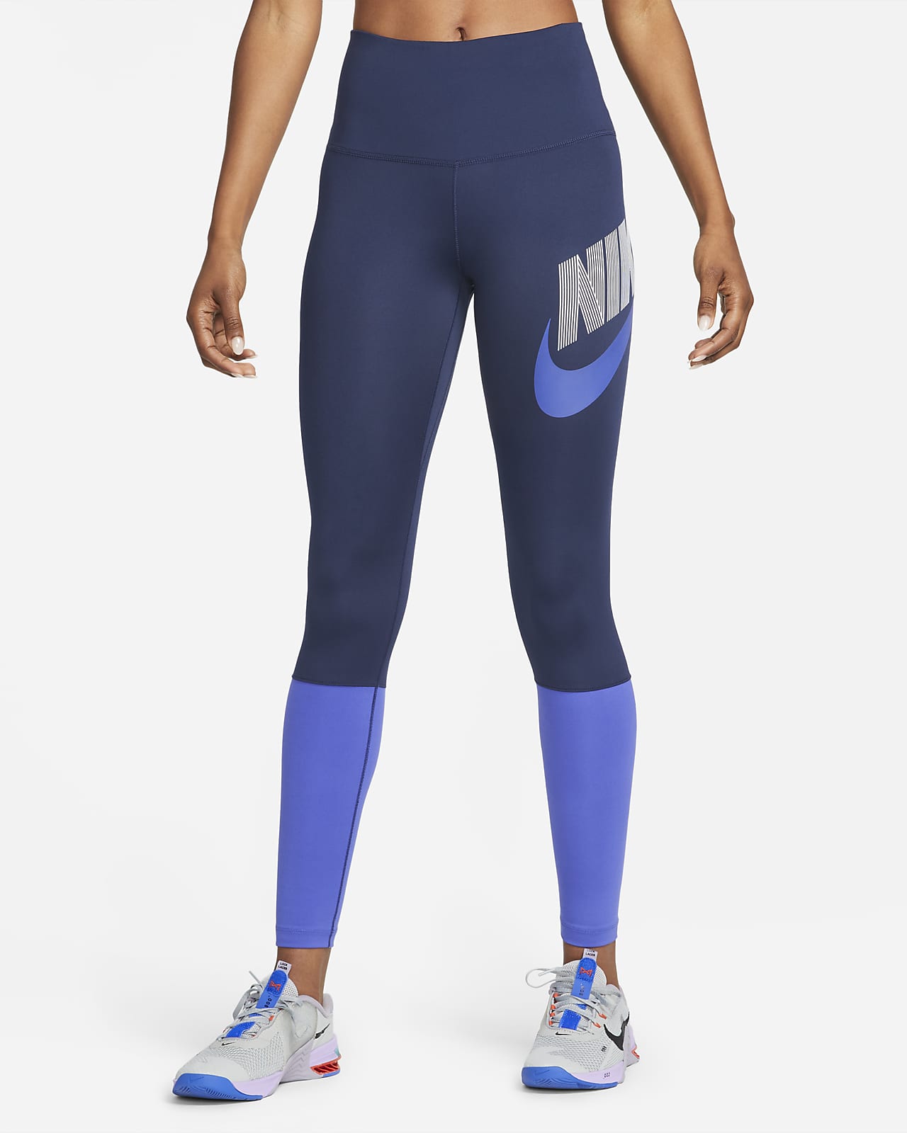 Nike One Tanz-Leggings mit hohem Bund für Damen