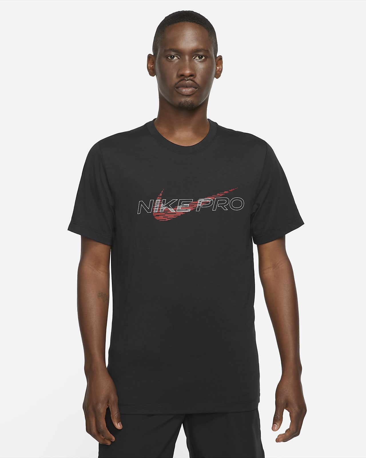 T-shirt med tryck Nike Pro Dri-FIT för män
