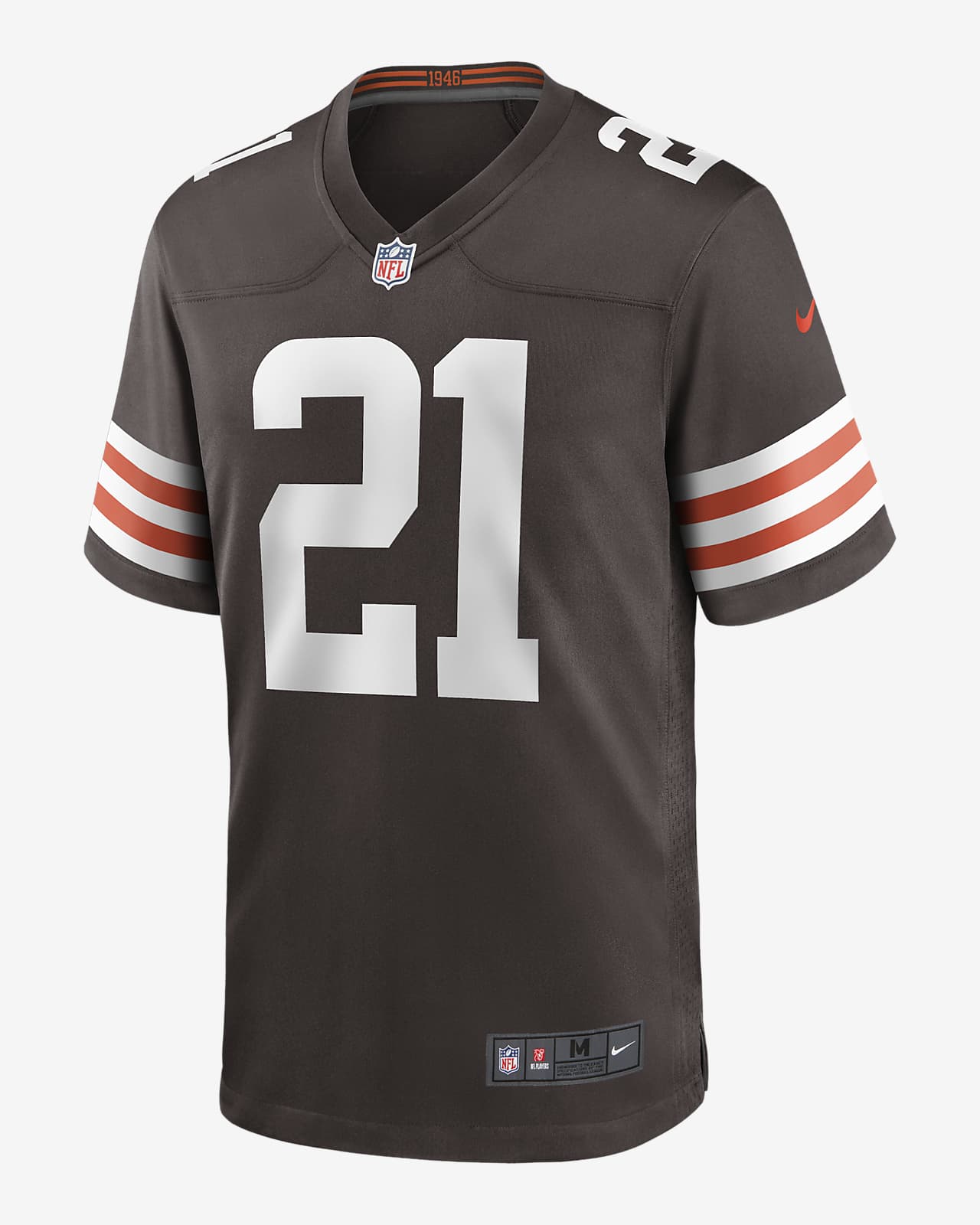 NFL Cleveland Browns (Denzel Ward) Men's Game Football Jersey