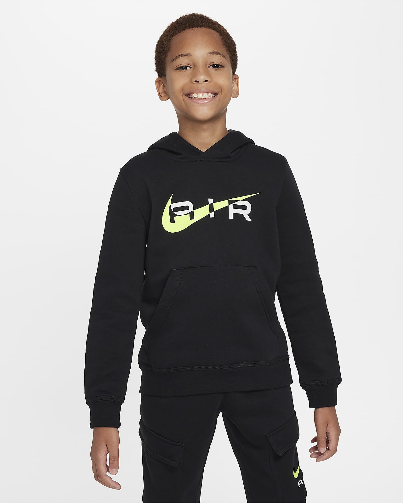 Nike Air Fleece Genç Çocuk Kapüşonlu Sweatshirt'ü