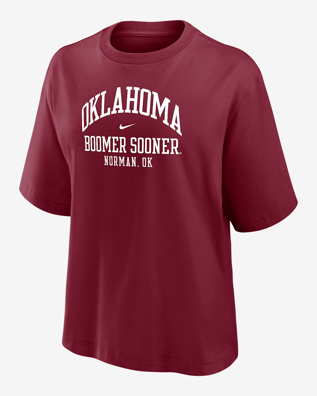 Oklahoma Women's Nike College Boxy T-Shirt