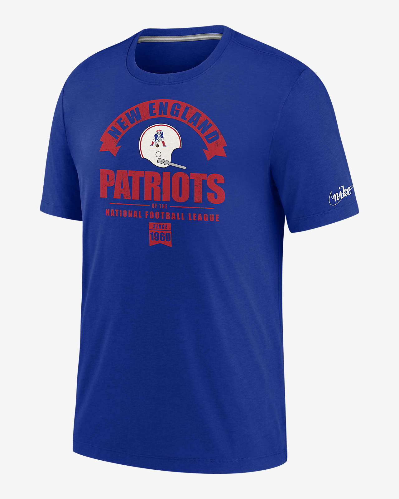 Nike Historic (NFL Patriots) Men's Tri-Blend T-Shirt