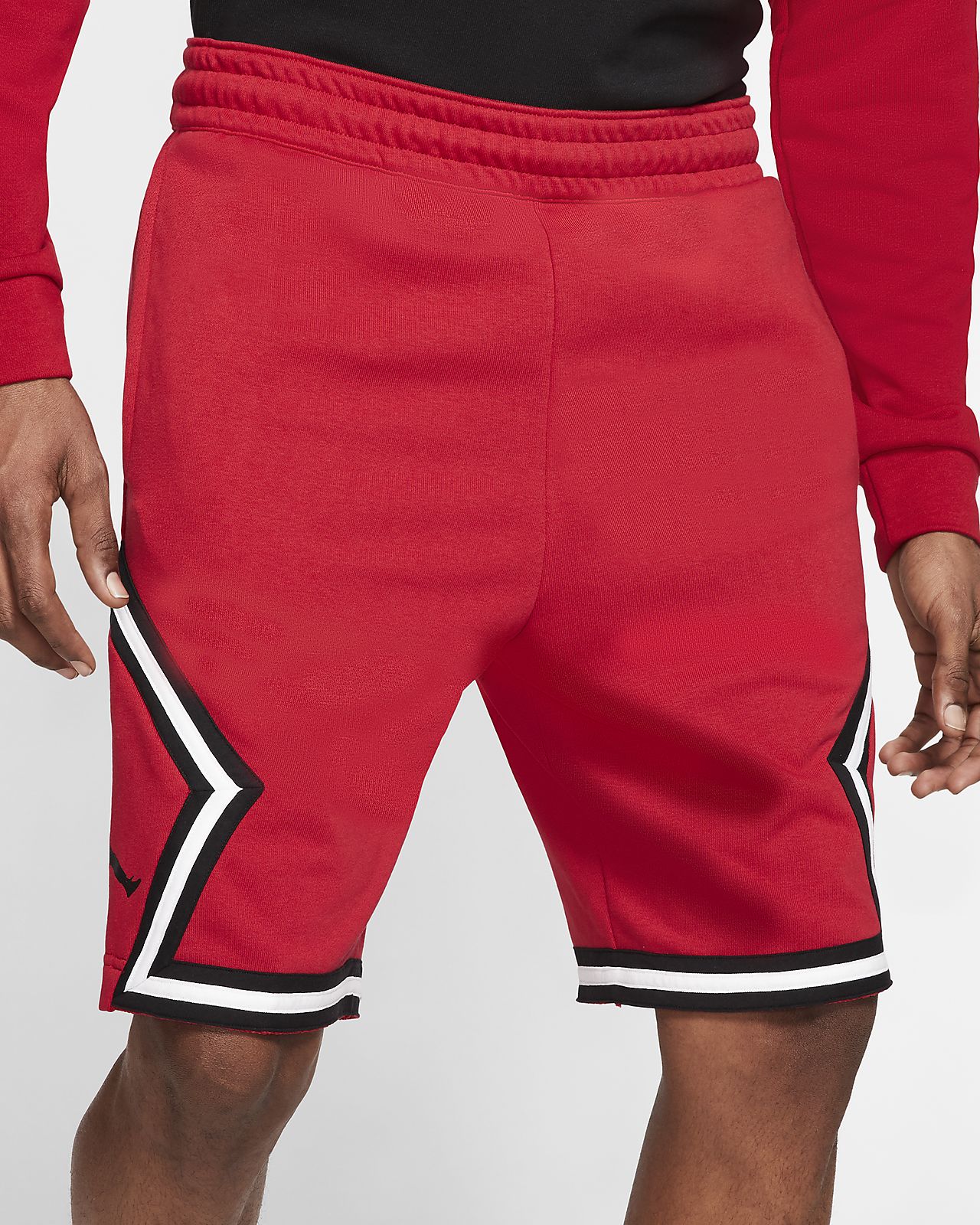 jordan washed diamond fleece shorts