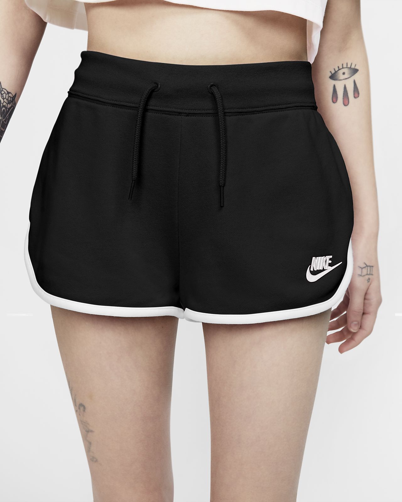 nike sweat shorts womens